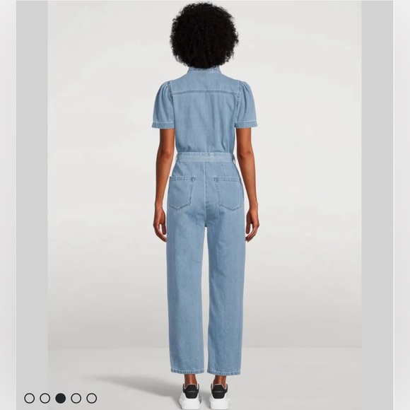 BOYISH. Vincent Slim-Fit Denim Jumpsuit - Picture 3 of 4